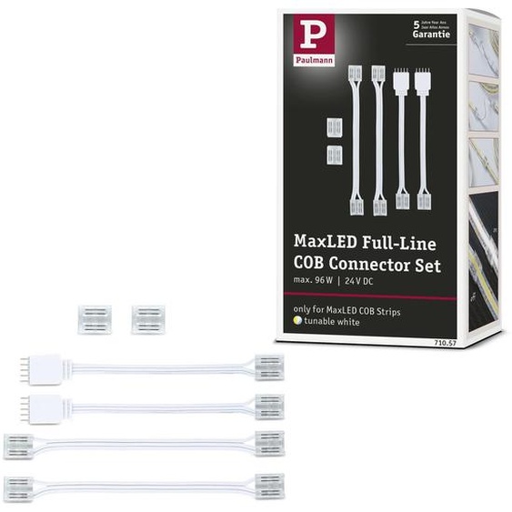 Ensemble de connecteurs MaxLED de Paulmann, gamme complète COB
