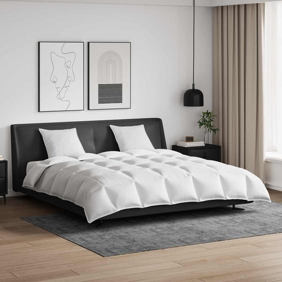 Ensemble de Duvet avec oreiller 3 pcs Blanc Plume de canard