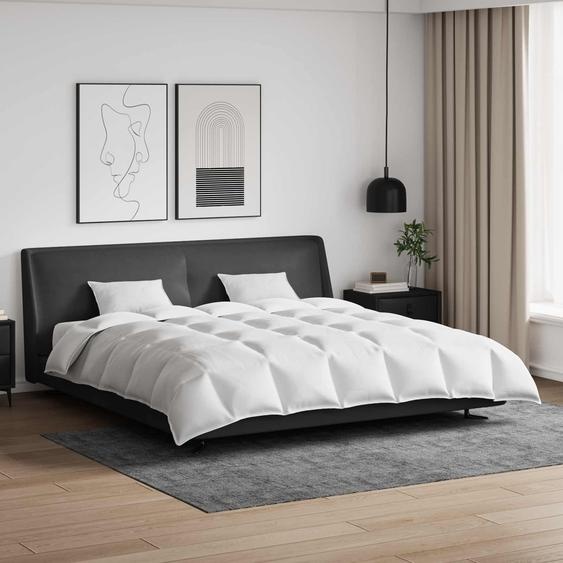 Ensemble de Duvet avec oreiller 3 pcs Blanc Plume de canard