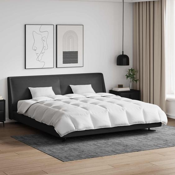 Ensemble de Duvet avec oreiller 3 pcs Blanc Plume de canard