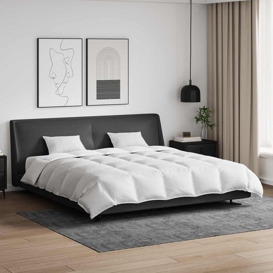 Ensemble de Duvet avec oreiller 3 pcs Blanc Plume de canard