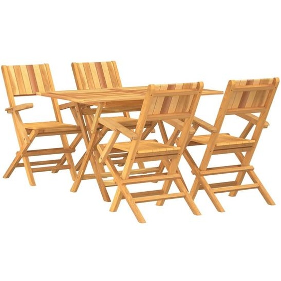 ensemble de jardin 5 pièces en teck massif