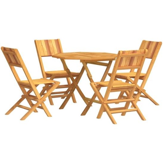 ensemble de jardin 5 pièces en teck massif