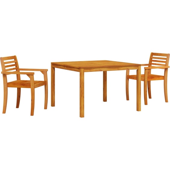 ensemble de jardin-salle à manger 3 pièces en acacia massif, tables de jardin DesignMobilier Nouveau