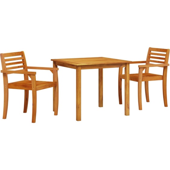 ensemble de jardin-salle à manger 3 pièces en acacia massif, tables de jardin DesignMobilier Nouveau