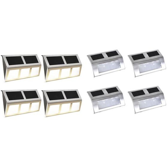 Ensemble de lampe solaire à LED 8 pcs