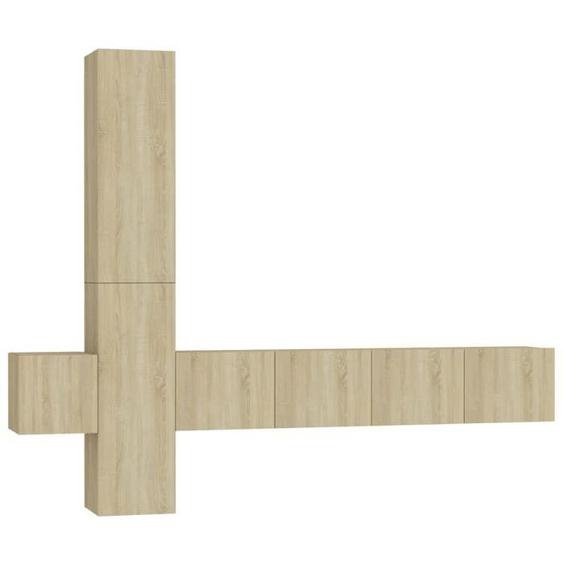 Ensemble de meubles TV 5 pcs - Chêne sonoma - Bois dingénierie LL103589