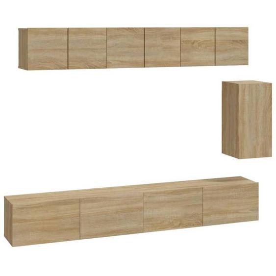 Ensemble de meubles TV 6 pcs - Chêne sonoma - Bois dingénierie LL152566