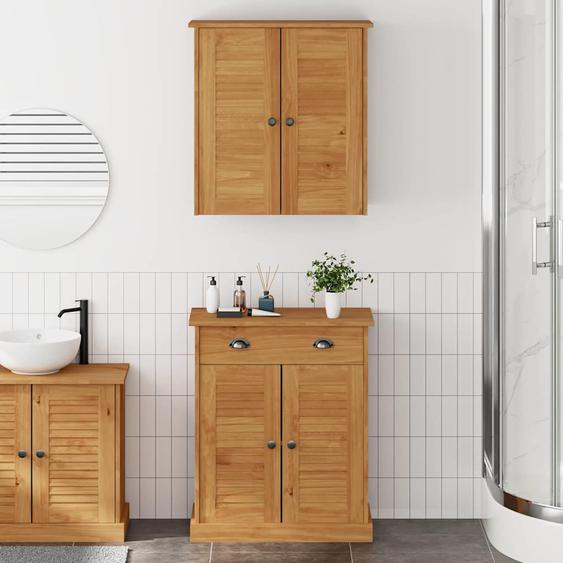 Ensemble de mobilier de salle de bain VIGO 2 pcs Marron