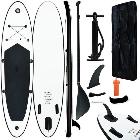 Ensemble de planches SUP gonflables Noir et blanc