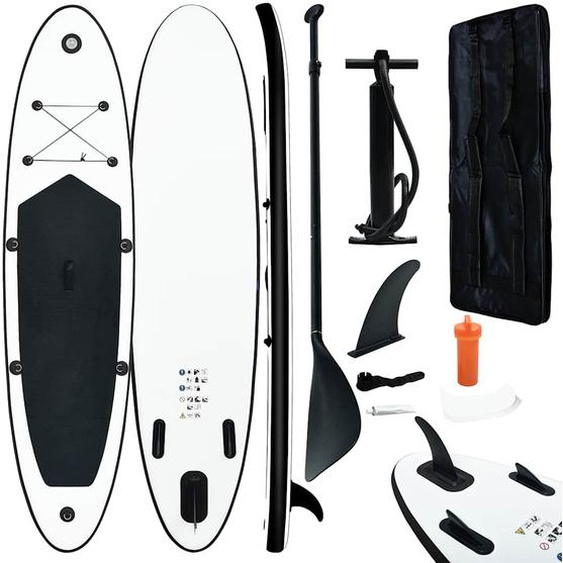 Ensemble de planches SUP gonflables Noir et blanc