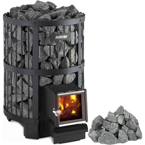 Ensemble de poêles à bois pour sauna Harvia Legend 240 Sl avec pierres