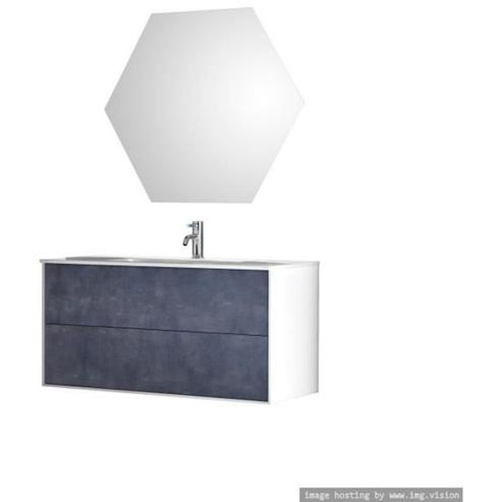 Ensemble de salle de bain 3 pièces IGEA blue pierre