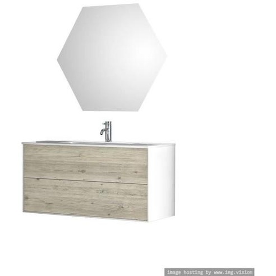 Ensemble de salle de bain 3 pièces IGEA pin arctique