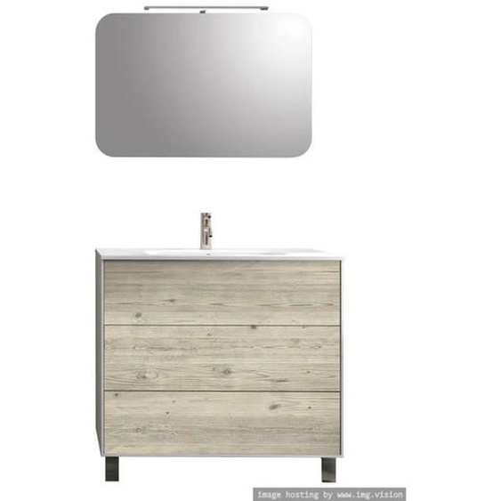 Ensemble de salle de bain  4 pièces IGEA pin arctique
