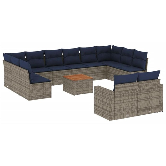 Ensemble de salon de jardin - Ensemble de mobilier de jardin - Ensemble de table et chaises - Fauteuils de jardin - Banc de jardin - Rotin synthétique résistant aux intempéries
