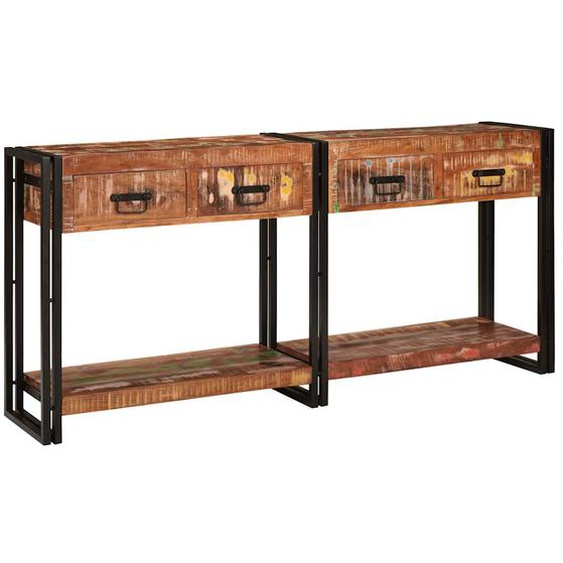 Ensemble de Tables Console avec tiroir Autre 2 pcs Multicolore