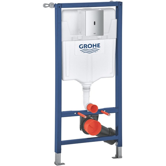 Ensemble de toilettes 3 en 1, avec électronique infrarouge, 1,13 m, finition chromée