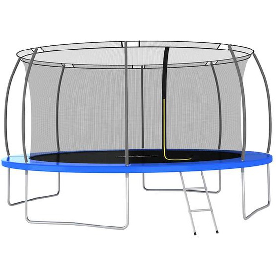 Ensemble de trampoline rond 460x80 cm 150 kg