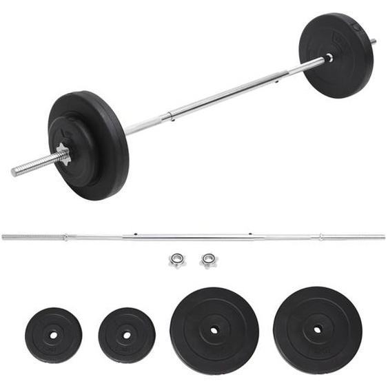 Ensemble dhaltères avec plaques 30 kg