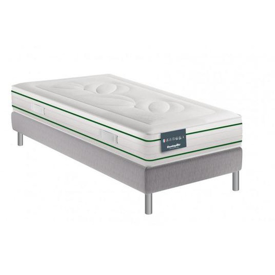 Ensemble Dunlopillo EUGEN 7 90 x 190 cm matelas 100% Latex 22 cm sommier à lattes fixe