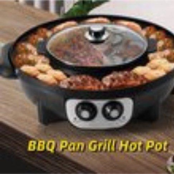 Ensemble électrique coréen pour barbecue et fondue