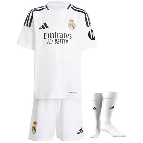 Ensemble Enfant Garçon Polyester Real Madrid Blanc