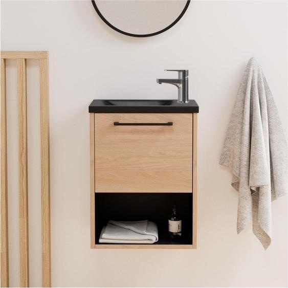 Ensemble meuble lave-mains NIKA + robinet