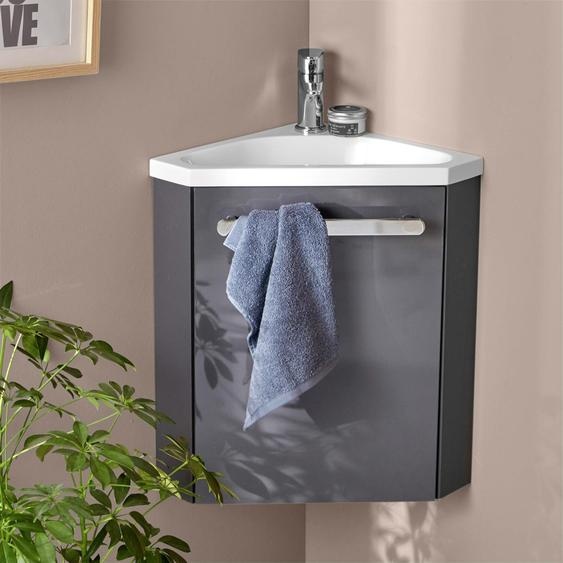 Meuble lave-mains SKINO + robinet chromé