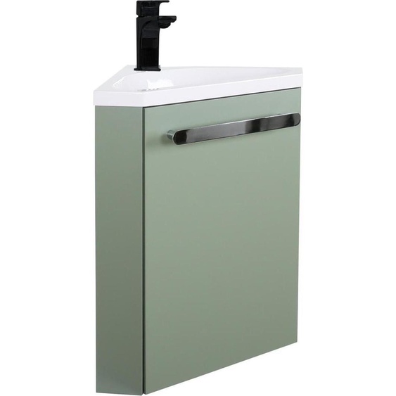 Ensemble lave-mains dangle suspendu SKINO avec robinet noir