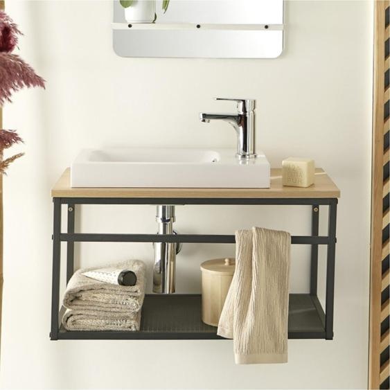 Ensemble lave-mains WILO grande largeur avec robinet 60cm