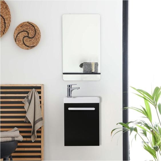 Ensemble lave-mains suspendu NEVADA avec robinet et miroir