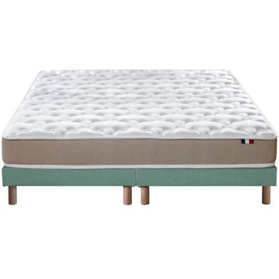 Ensemble Matelas accueil Latex 3 zones INITIAL - Bi Confort Mousse & Latex + Sommier - Made in France