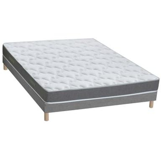 Ensemble matelas mousse ferme réversible ALTO et sommier - confort français