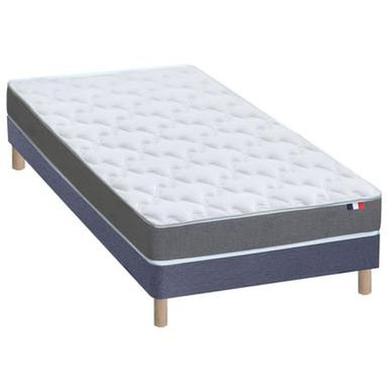 Ensemble matelas mousse réversible STRATUS et sommier - confort français