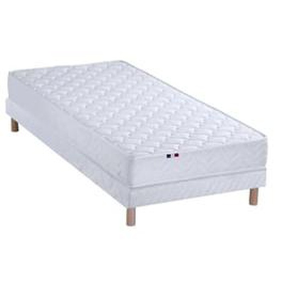Ensemble matelas mousse réversible STRATUS et sommier - confort français