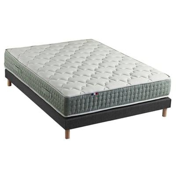 Ensemble + matelas Ressort 7 zones Face Hiver/Eté différente HYGGE Fabriqué en France