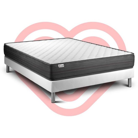Ensemble matelas sommier VITALPOWER 140x190 mémoire de forme ProfiZone - Ferme
