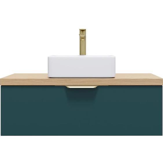 Ensemble Meuble et Vasque - Venice - Bleu - HOMIFAB - 90 cm - A suspendre