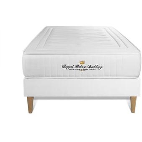 Ensemble Nottingham Mémoire de forme Sommier en kit  Blanc