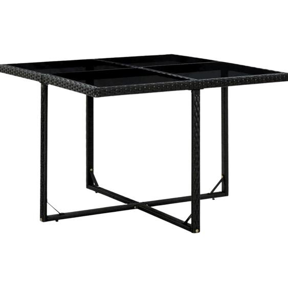 Salon de jardin CUBE DINNING 5 pièces en acier noir - M45