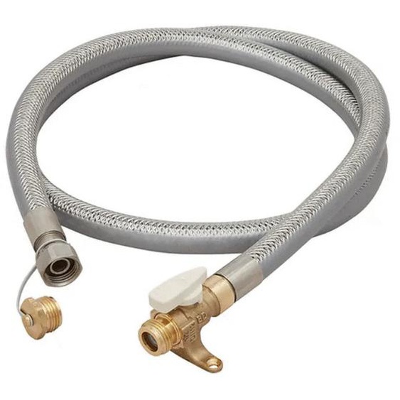 Ensemble ROBIFLEX pour Gaz Naturel 1/2 (ROAI+ flexible + bouchon) 1m50 - BANIDES - 239105