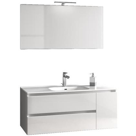 Ensemble salle de bain 4 pièces NETTUNO blanc 2