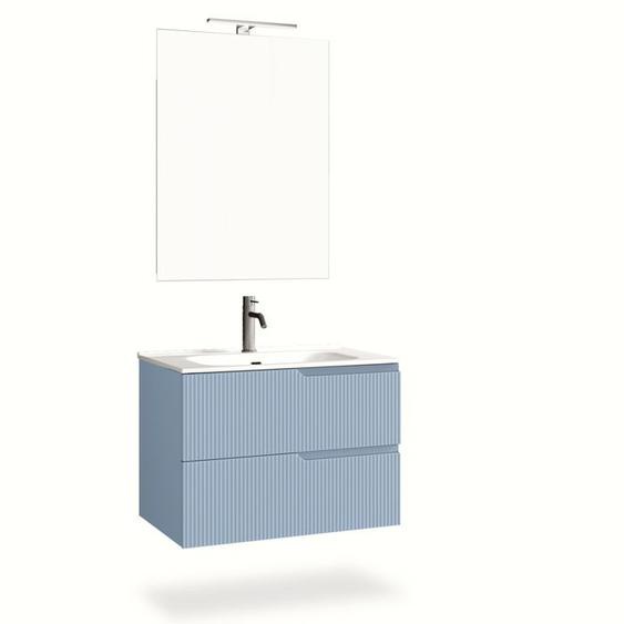 Ensemble salle de bain 4 pièces VENERE bleu tiffany 60cm