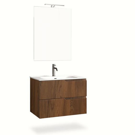 Ensemble salle de bain 4 pièces VENERE Chêne Rio 60cm