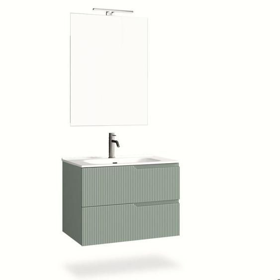 Ensemble salle de bain 4 pièces VENERE vert sauge 60cm