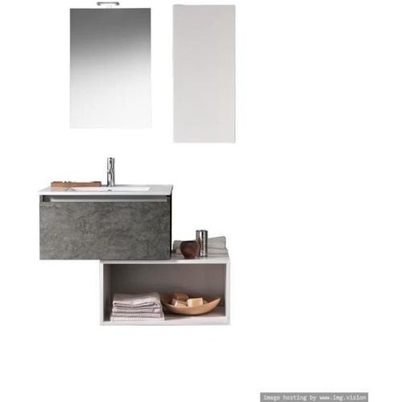 Ensemble salle de bain 6 pièces AURORA oxyde