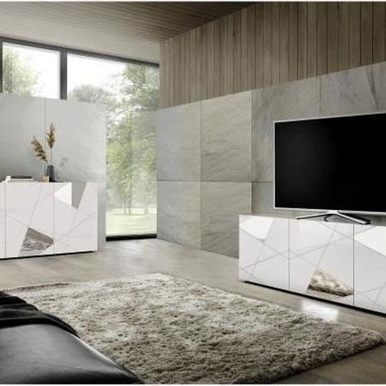 Ensemble Sejour : Buffet 3P 181 cm + Meuble TV 181 cm - Victory