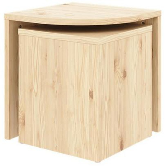 Ensemble table dappoint COMBINE pin laqué clair