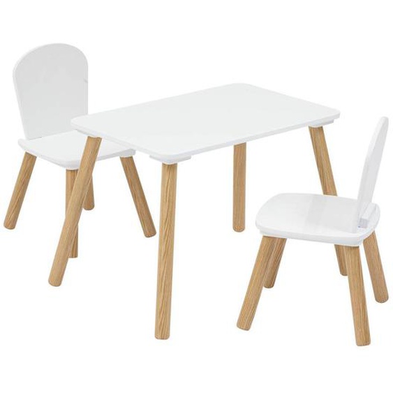 Ensemble Table Et 2 Chaises Enfant - Alex Blanc